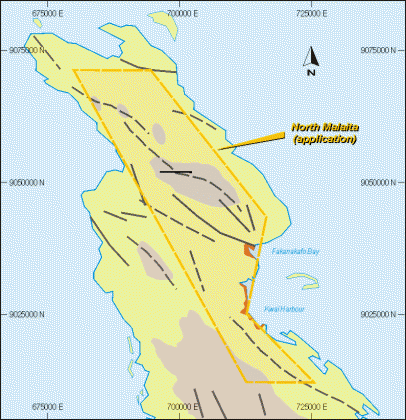 A map of the North Malaita region. Photo: World Atlaspedia