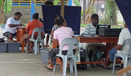 The West Honiara Constituency Voter's Registration Centre. Photo: SIBC