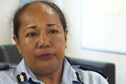 Acting Police Commissioner of Solomon Islands Police Force Juanita Matanga. Photo: Courtesy of 3news.co.nz
