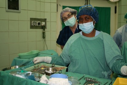 The visiting surgical team is part of the same visiting program.