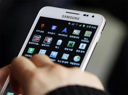An example of a Samsung smartphone. Photo credit: Gadgets.