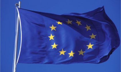 European Union EU flag in the wind. Photo credit: EU.