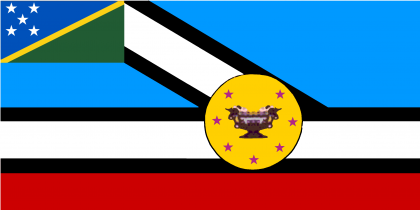 The Makira Ulawa Provincial flag. Photo credit: Wikimedia.