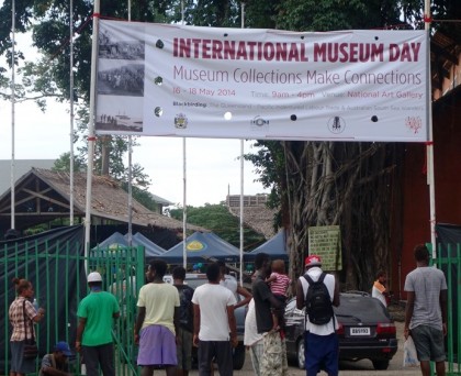 Members of the public attending activities at the International Museum Day in Honiara. Photo credit: SIBC.
