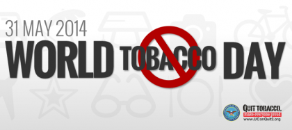 World No Tobacco Day poster. Photo credit:UCanQuit2.