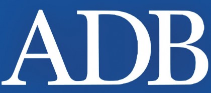 The Asian Development Bank logo. Photo credit: ADB.