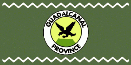 The Guadalcanal Provincial flag. Photo credit: crwflags.