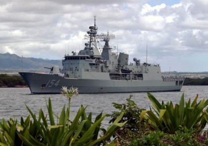 The HMAS Parramatta that will be visiting Honiara tomorrow. Photo credit: Rosalie Nongebatu.