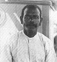 The message was from Peter Ambuofa. Peter had returned to Malaita in 1894. Photo credit: Bimi.