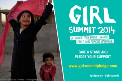 Girl Summit 2014 poster. Photo credit: UK Government.