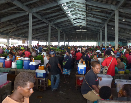 The Honiara Central Market. Photo credit: SIBC.