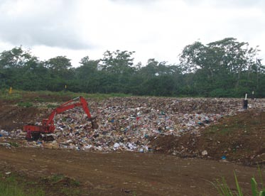 A dump site in the Pacific. Photo credit: SPREP.