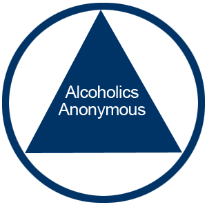 Alcoholics Anonymous logo. Photo credit: Serenity Vista.