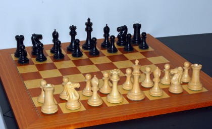 A Chess board. Photo credit: Wikipedia.