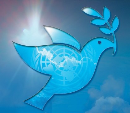 International Day of Peace Logo. Photo credit: Wikipedia.