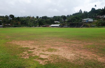 A sports ground in Ngella, Central Province. Photo credit: SIBC.
