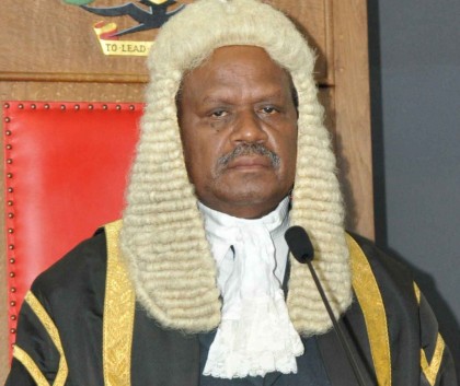 Former Speaker of Parliament Sir Allan Kemakeza. Photo credit: National Parliament of Solomon Islands.