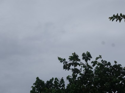 Dark clouds over Honiara. Photo credit: SIBC.