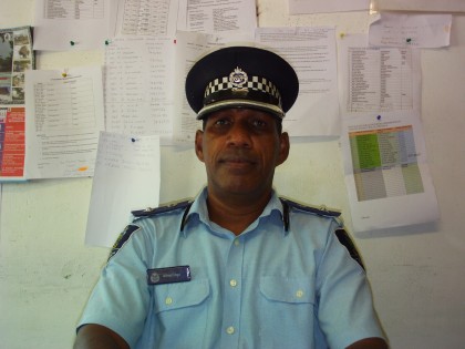 Malaita Provincial Police Commander Alfred Uiga. Photo credit: SIBC.