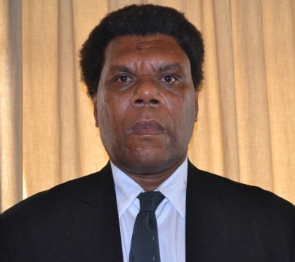 Hon. Duddley Kopu, Minister for Provincial Government and Institutional Strengthening and MP for Temotu Nende. Photo credit: GCU.