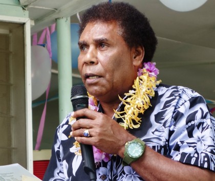 Chairperson of the Solomon Islands Ports Authority Board, Nollen Leni. Photo credit: SIBC.