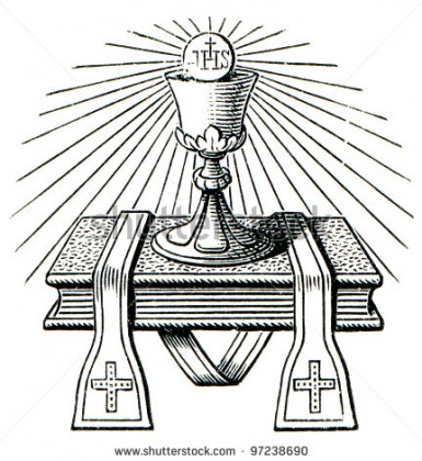 The Catholic emblem of priesthood. Photo credit: www.shutterstock.com