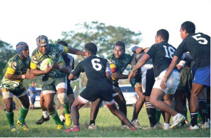 A recent rugby match in Honiara. Photo credit: HRUA.