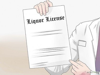 Liquor license. Photo credit:www.wikihow.com 