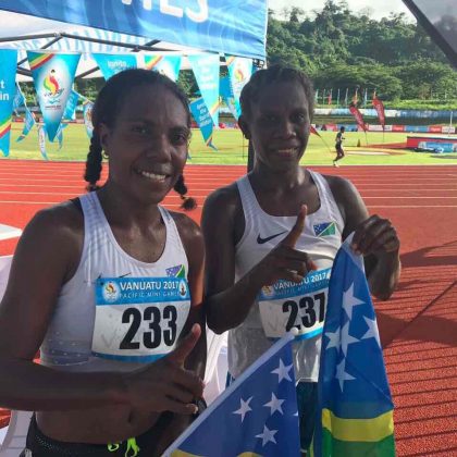 Solomons wins gold, silver in 10000m at Pacific Mini Games