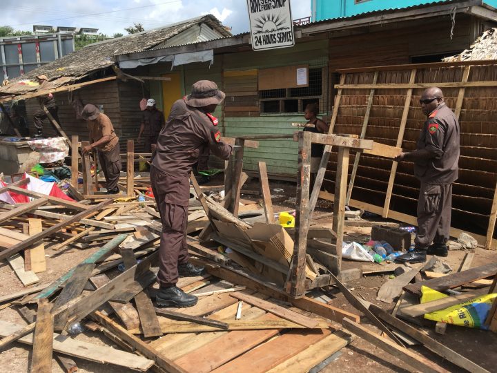 Illegal Rove betel nut market demolished