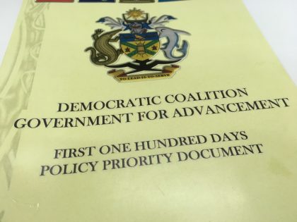 DCGA launches 100 days policy, Sogavare promises