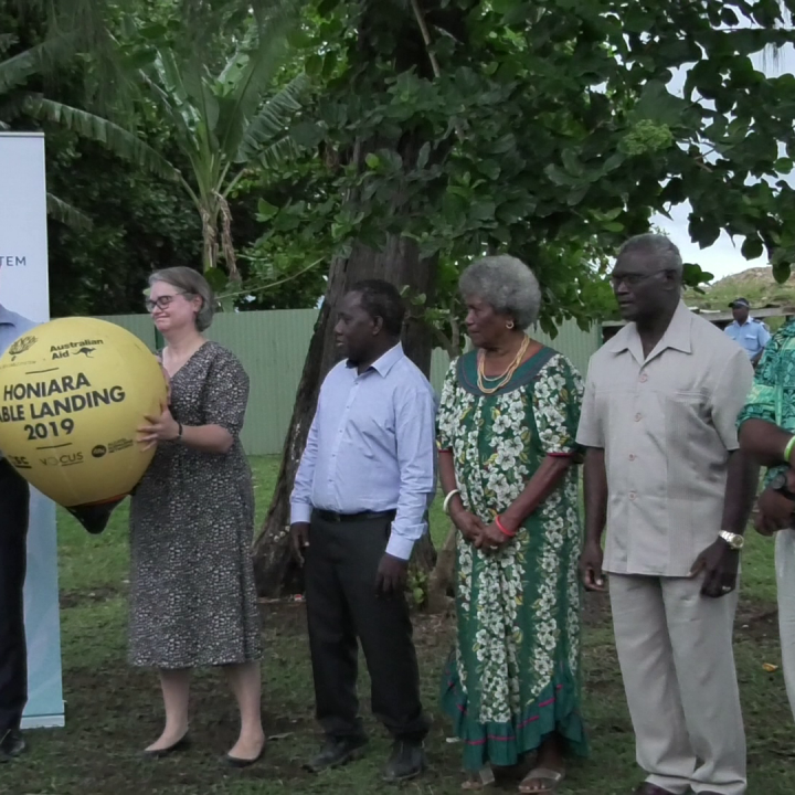 SUBMARINE CABLE LANDED IN SYDNEY