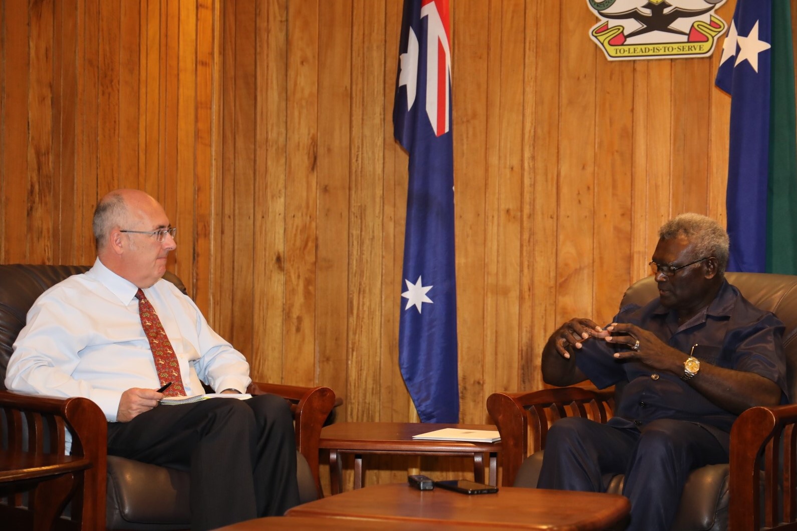 Australian High Commissioner officially visited PM Sogavare