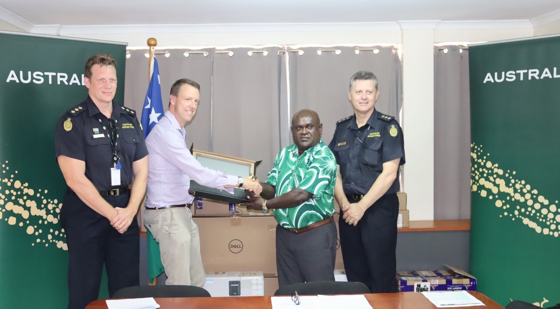 Australia gifts ICT equipment to Solomon Islands immigration