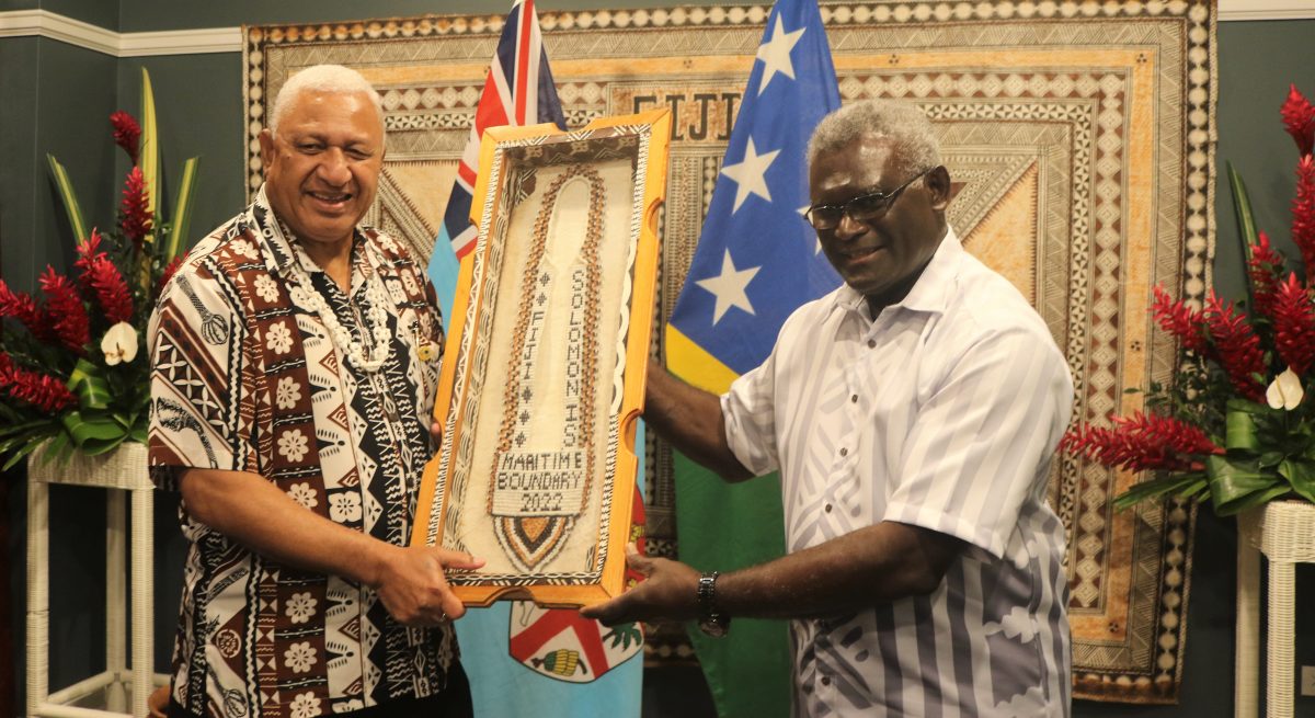 Solomon Islands And The Republic Of Fiji Renew Long Standing Friendship ...