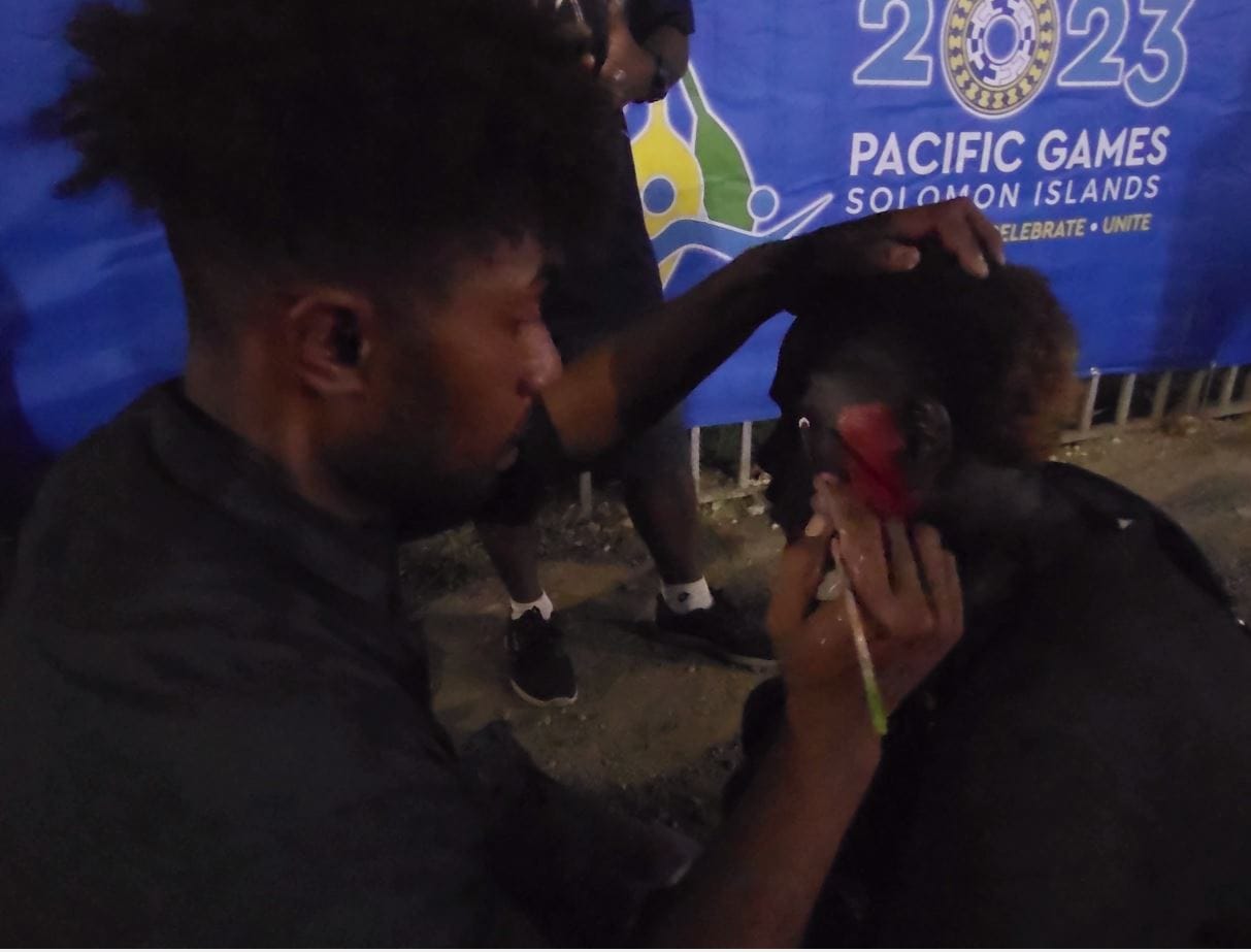 Face painting draws attention at 2023 Pacific Games opening ceremony