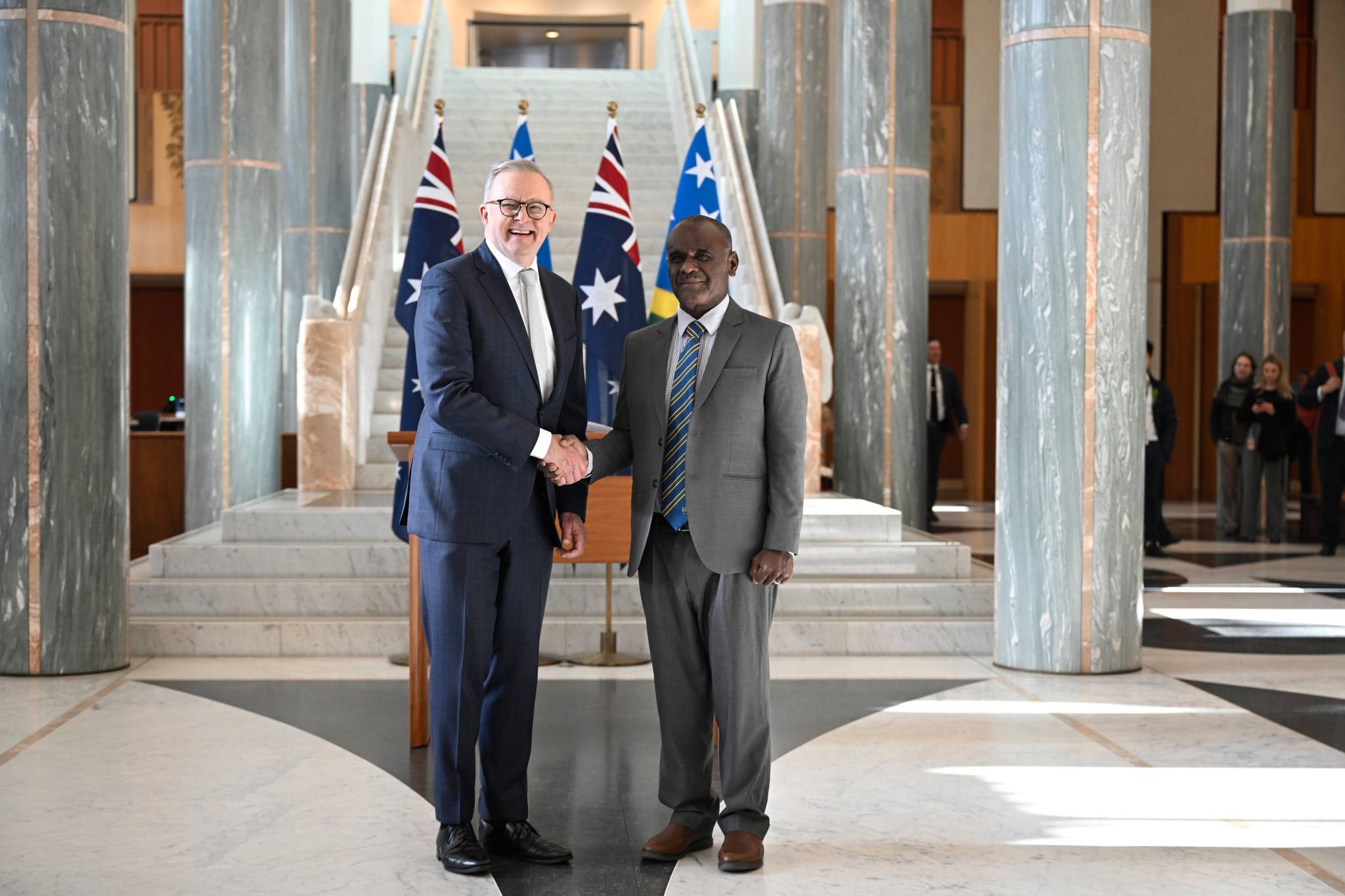 PM Manele and Albanese discuss visions for a transformational Australia-Solomon Islands partnership