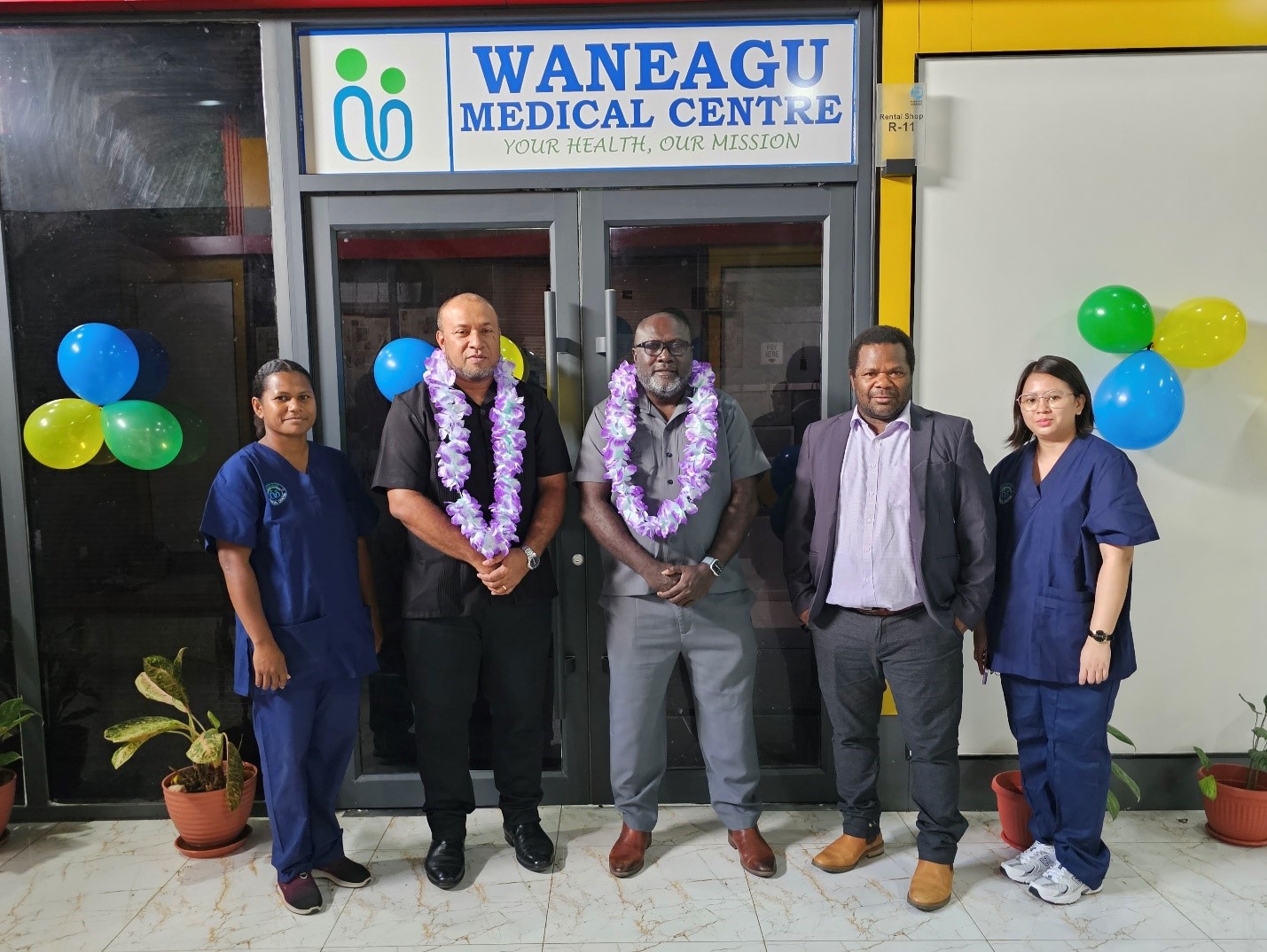 Minister Leokana, High Commissioner Soaki opens Waneagu Medical Centre in Port Moresby.