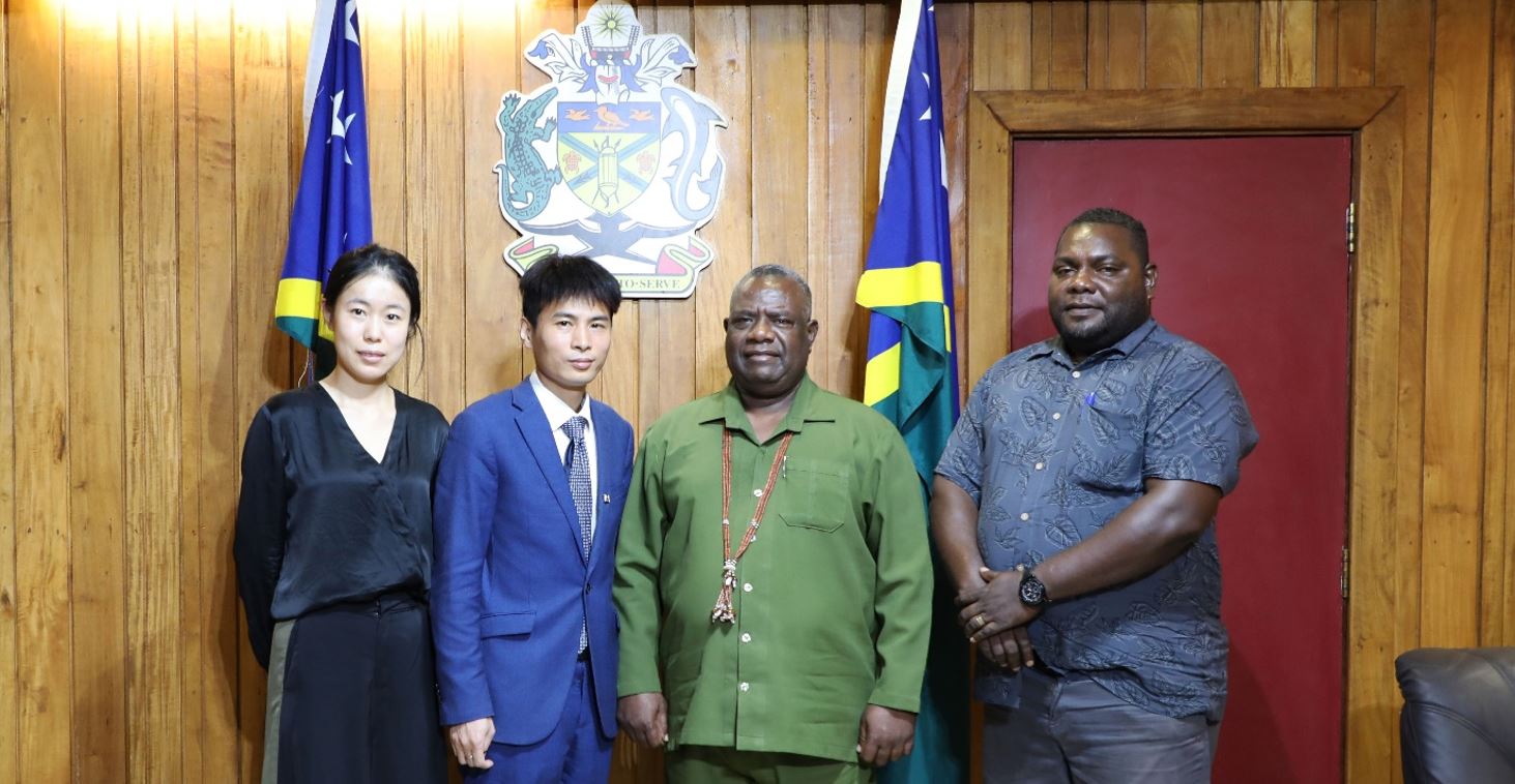 Acting PM Tovosia receives courtesy call from SINOMACH officials