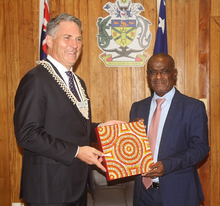 PM Manele and DPM Marles held fruitful discussions