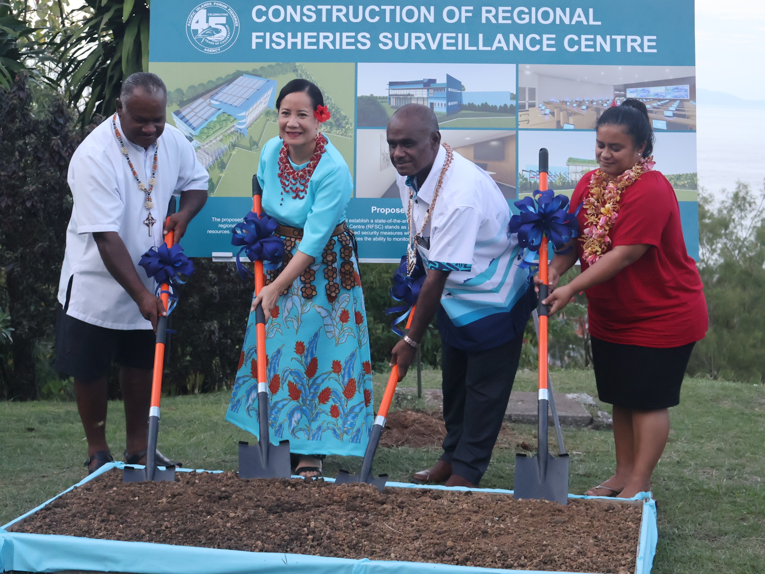 PM Manele presides over the commencement ceremony for the New FFA Regional Fisheries Surveillance Centre