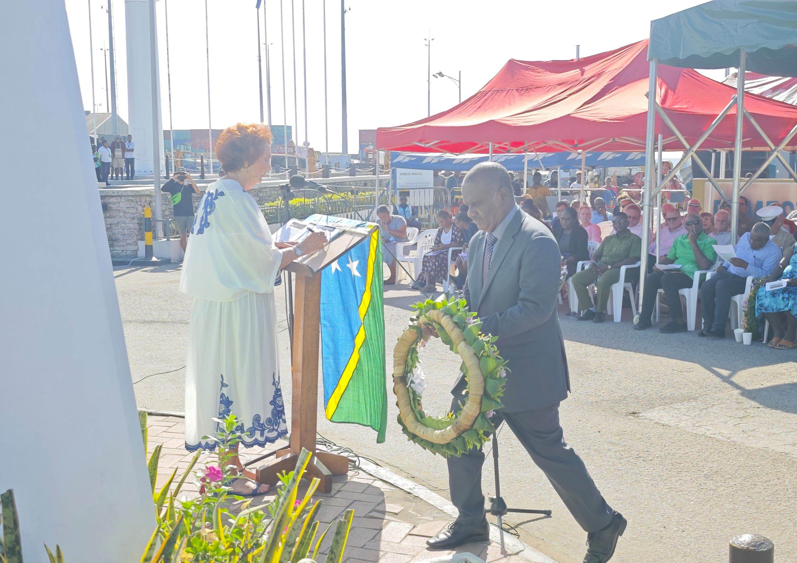 PM Manele attends memorial ceremonies honoring WWII Heroes