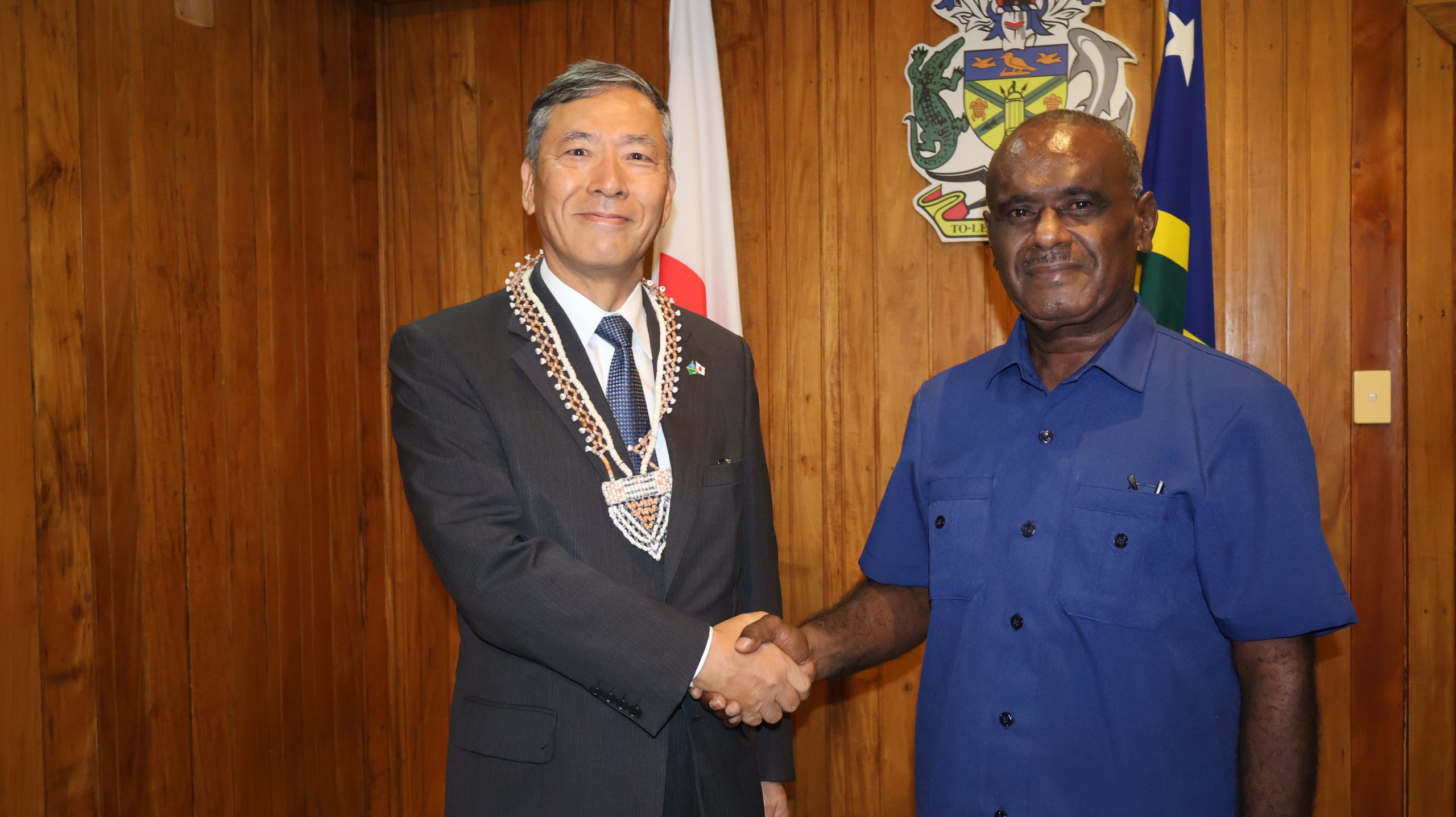 PM Manele met Japan’s Ambassador to Pacific Islands Leaders’ meeting