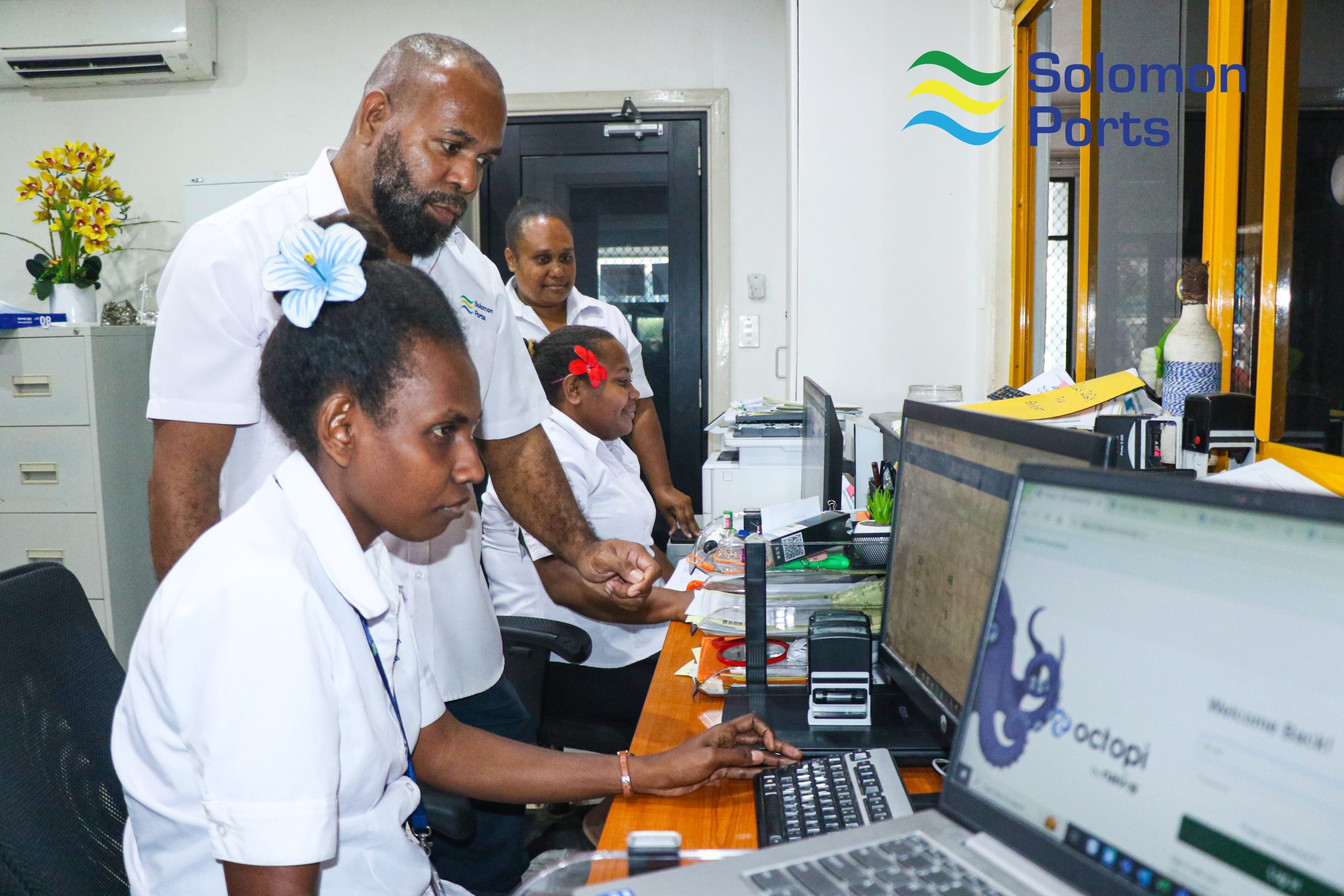 SOLOMON PORTS IMPLEMENTS PORT NEW TERMINAL OPERATING SYSTEM