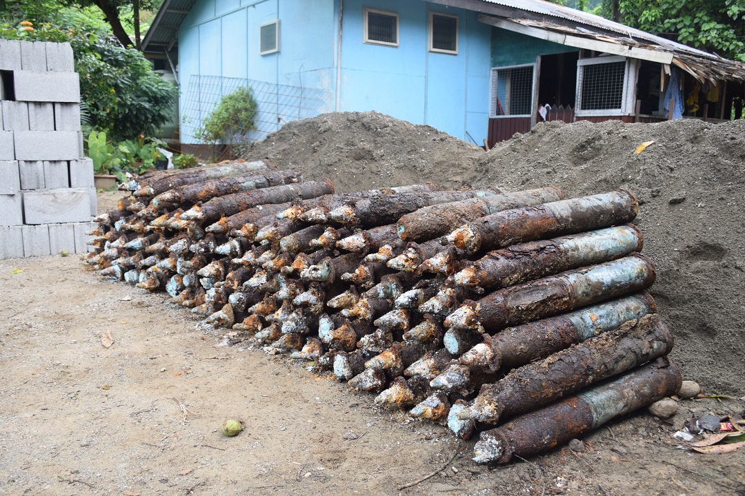 202 UXOs safely removed from a school in Honiara